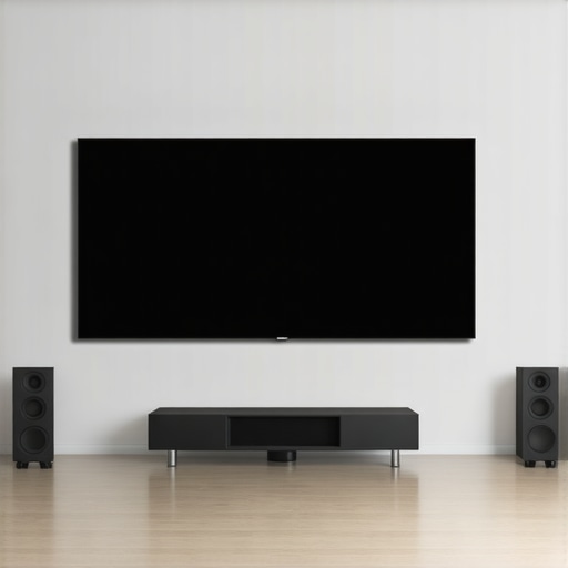 Home theater with fixed frame ALR screen in a bright room, demonstrating optimal image quality