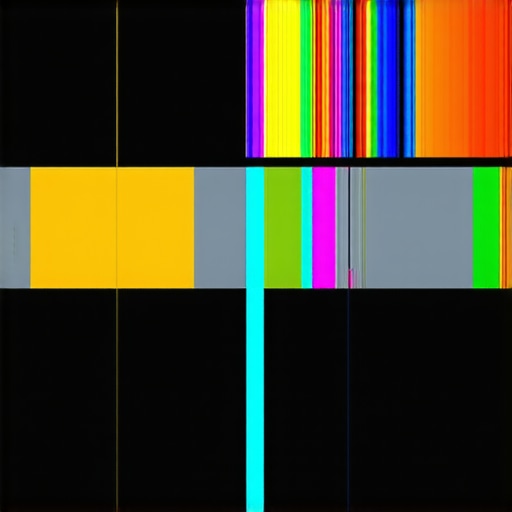 Technician calibrating a projector using color calibration tools on a high-gain projection screen.