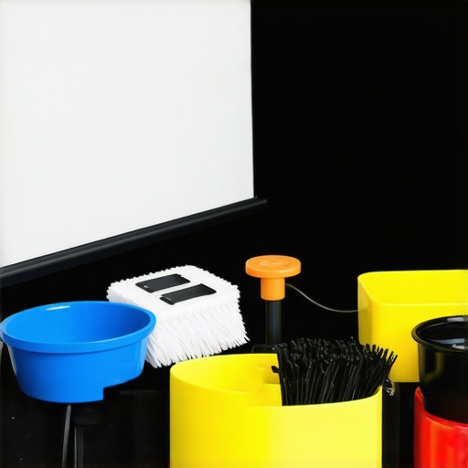 Professional calibration and cleaning tools for maintaining projection screens